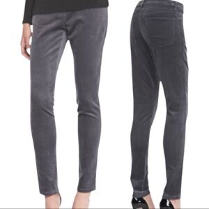 EILEEN FISHER Skinny Jeans Pants Corduroy Cotton Stretch Grey Size 4